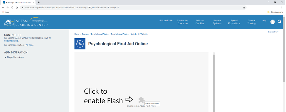 enable flash