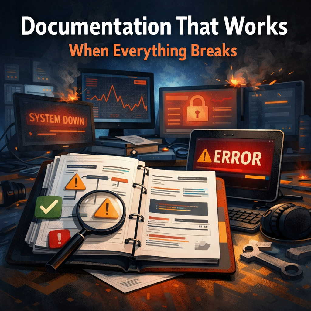 Documentation That Works When Everything Breaks